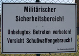 Militärischer Sicherheitsbereich